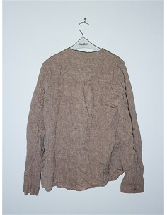 Camasa dama casual model cu cusaturi florale La Quilla s 2