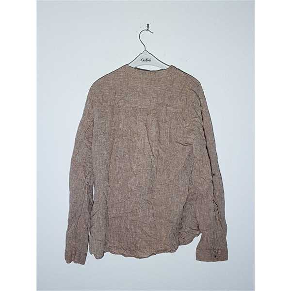 Camasa dama casual model cu cusaturi florale La Quilla s