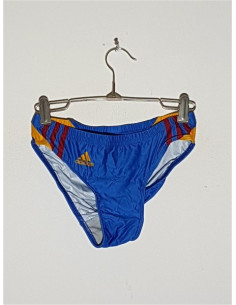Slip de baie cu dungi multicolore Adidas