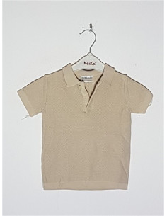 Tricou cu maneca scurta model cu nasturi la gat So Cut