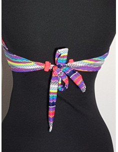 Costum de baie din doua piese model multicolor S&S 2
