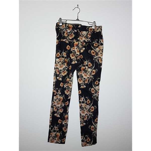 Pantaloni dama cu motive florale H&M