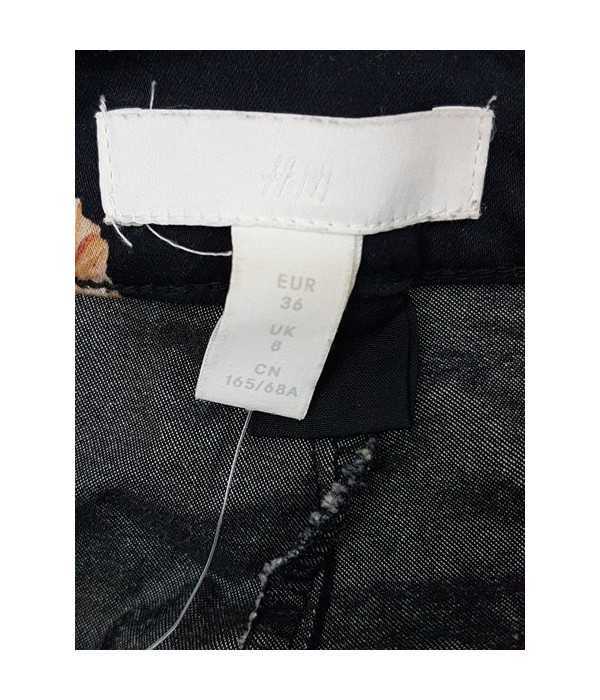 Pantaloni dama cu motive florale H&M