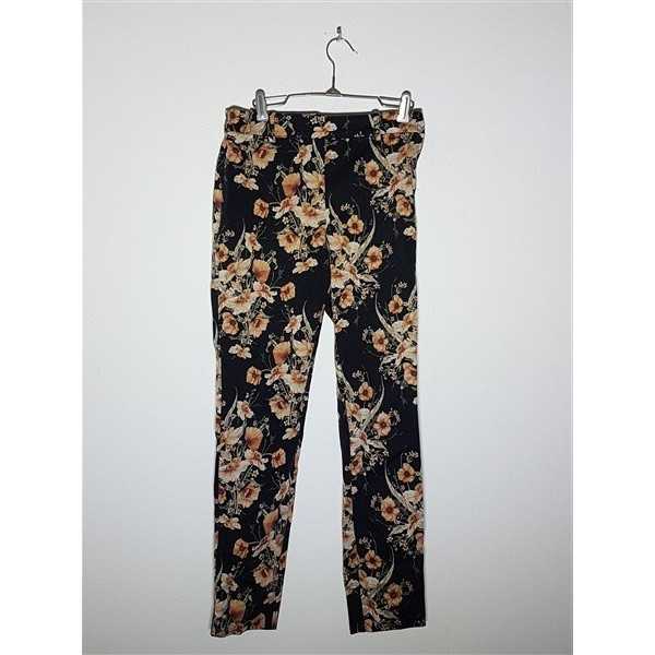 Pantaloni dama cu motive florale H&M