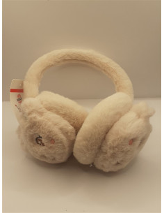 Bentita pufoasa cu protectie urechi model ursulet