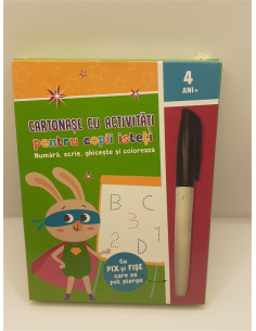 Cartonase cu activitati pentru copii isteti