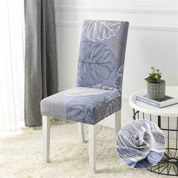 Set 6 huse elastice pentru canapea model frunze Jojo