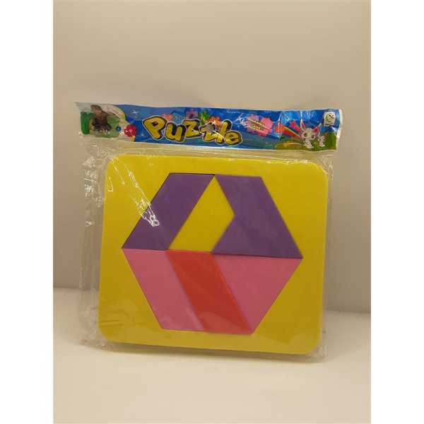 Puzzle din spuma Tangram