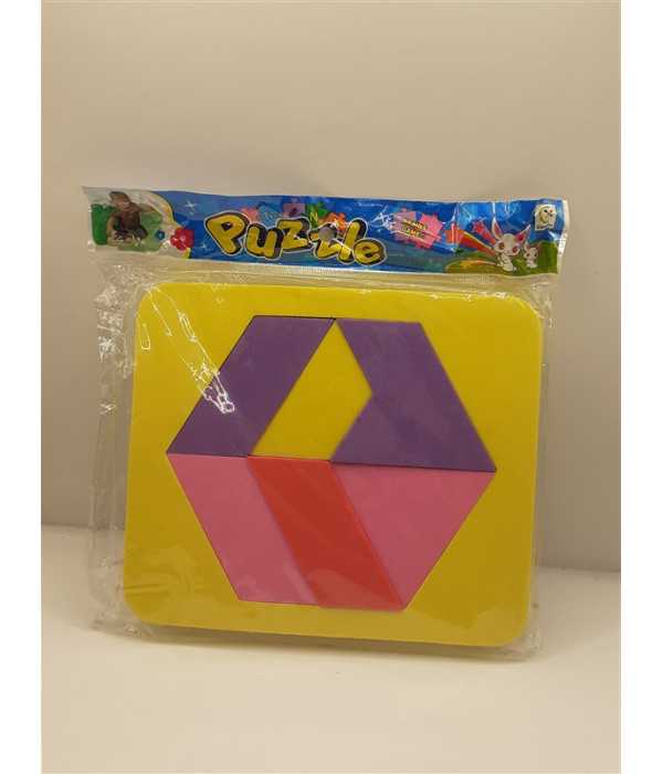 Puzzle din spuma Tangram
