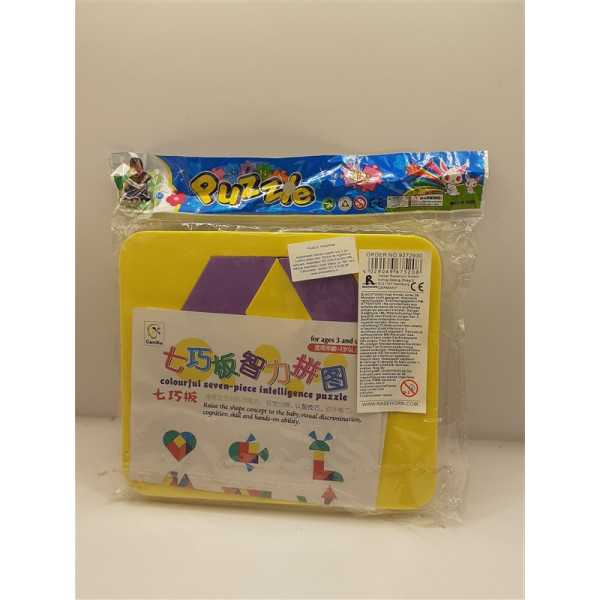 Puzzle din spuma Tangram
