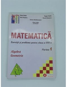 Matematica Exercitii si probleme pentru clasa 8 partea 1 Algebra si Ge