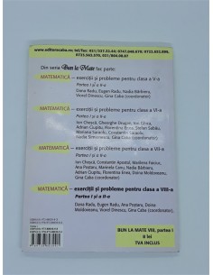 Matematica Exercitii si probleme pentru clasa 8 partea 1 Algebra si Ge 2