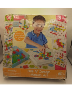 Joc puzzle mozaic cu suruburi