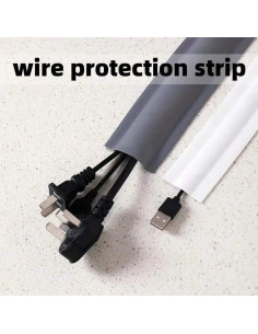 Protectoare auto-adezive pentru cabluri, 3m