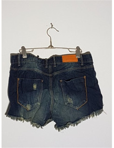 Pantaloni scurti de blugi cu model rupt Stradivarius 2