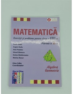 Matematica Exercitii si probleme pentru clasa 8 partea 2 Algebra si 