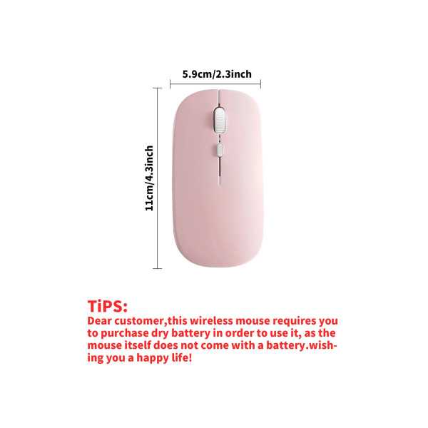 Mouse Wireless Bluetooth Silentios si Compact – Compatibil Surface Pro, Laptop, Tableta si iPad