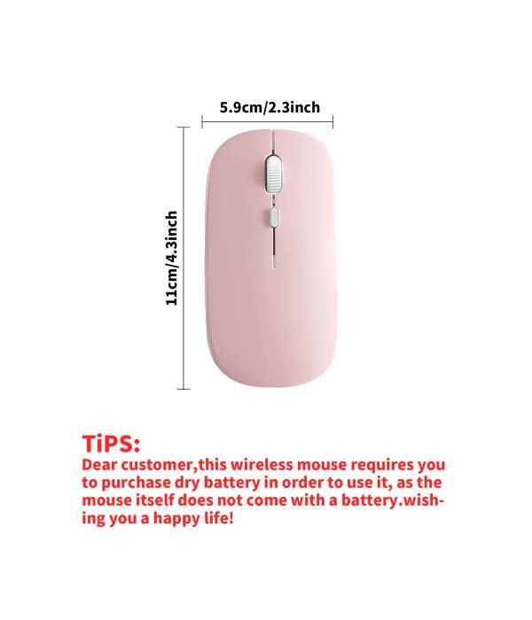 Mouse Wireless Bluetooth Silentios si Compact – Compatibil Surface Pro, Laptop, Tableta si iPad