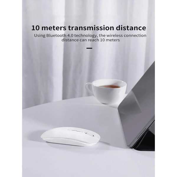 Mouse Wireless Bluetooth Silentios si Compact – Compatibil Surface Pro, Laptop, Tableta si iPad