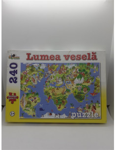 Puzzle Lumea vesela 240 piese Noriel