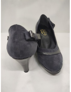 Pantofi dama cu toc accesorizati cu fundita marime 40 2