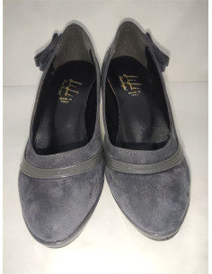 Pantofi dama cu toc accesorizati cu fundita marime 36