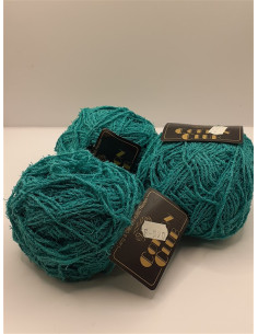 Fir textil pentru crosetat culoare verde