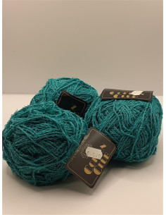 Fir textil pentru crosetat culoare verde 2