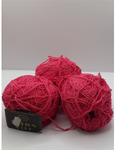 Fir textil pentru crosetat culoare roz