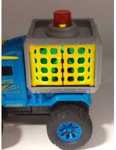 Camion de jucarie cu sunete si figurina dinozaur 2