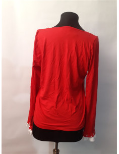 Bluza dama accesorizata cu margelute Janes 2