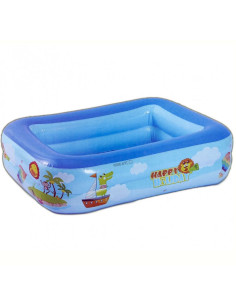 Piscina gonflabila dreptunghiulara cu model maritim pentru copii 115 x 85 x 30 cm