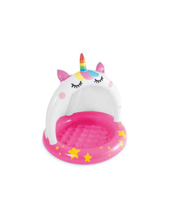 Piscina gonflabila copii unicorn 102x102cm