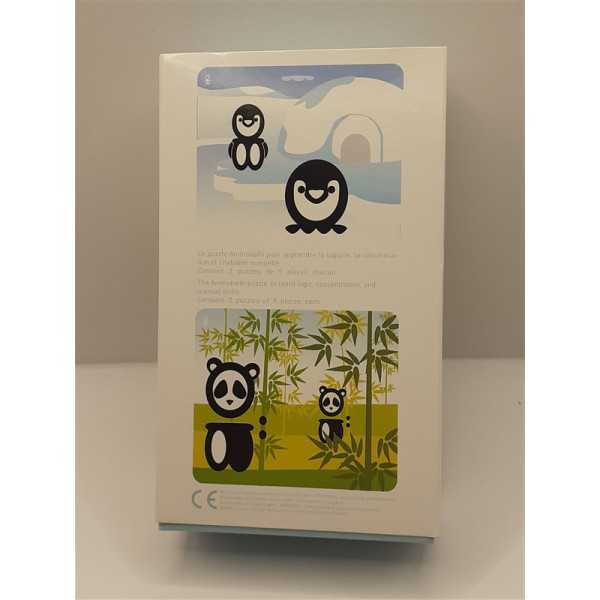 Set 2 puzzle pentru copii Urs panda