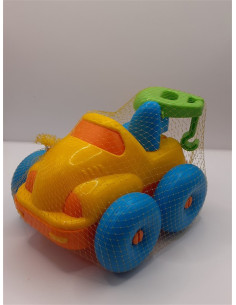 Masinuta din plastic pentru copii galben