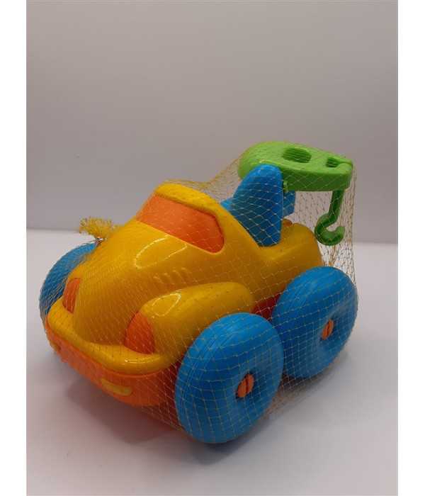 Masinuta din plastic pentru copii galben