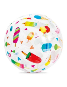Minge gonflabila de plaja model inghetata diametru 51cm