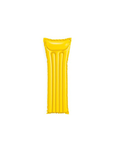 Saltea gonflabila galbena pentru plaja 182x68cm