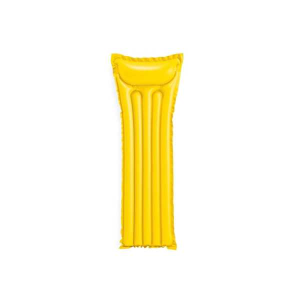 Saltea gonflabila galbena pentru plaja 182x68cm