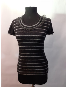 Bluza dama tricotata cu maneca scurta
