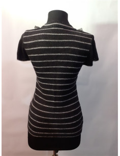 Bluza dama tricotata cu maneca scurta 2