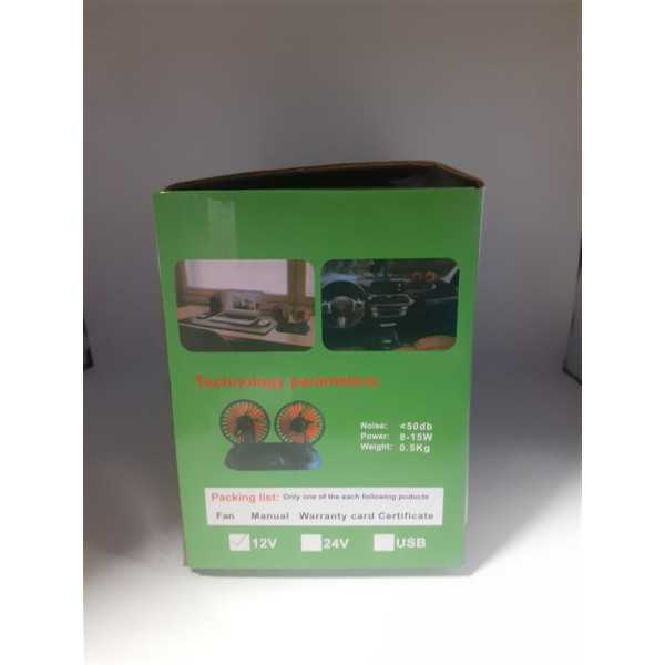 Ventilator Auto Dublu cu picior retractabil cu 2 viteze