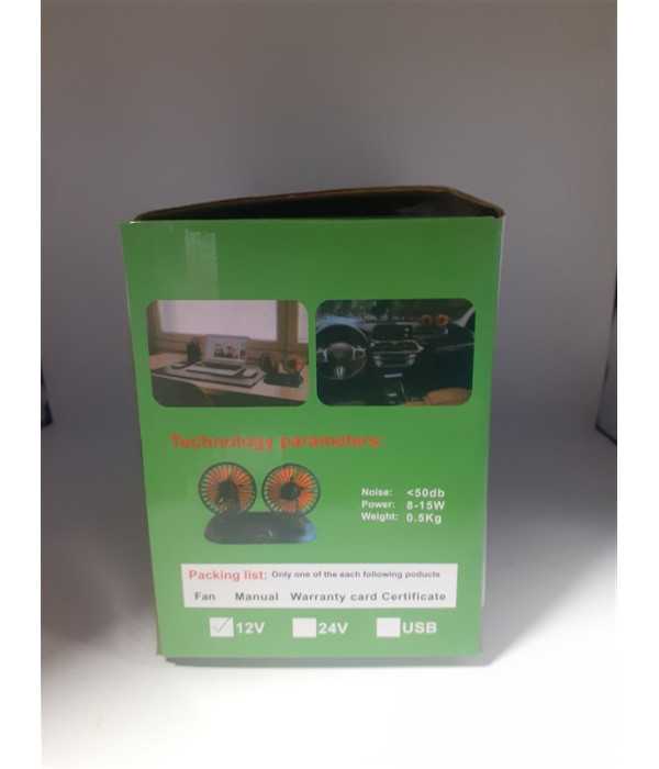 Ventilator Auto Dublu cu picior retractabil cu 2 viteze Ventilator Auto Dublu cu picior retractabil cu 2 viteze