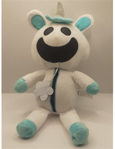 Jucarie de plus zambitoare unicorn alb