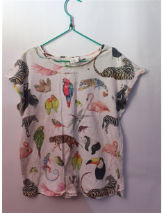 Tricou cu print animalute pentru copii H&M