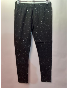 Colanti pentru fetite print buline culoare argintiu