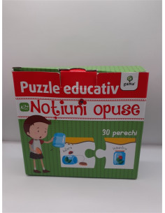 Puzzle educativ Notiuni opuse