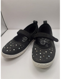 Pantofi din material textil pentru fetite