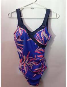 Costum de baie dama intreg cu bretele late