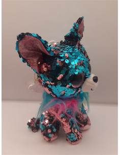 Jucarie de plus catelus Chihuahua Yappy cu paiete 2